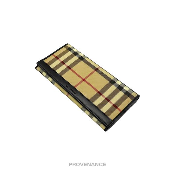 🔴 Burberry Long Snap Wallet - Nova Check Black - Picture 3 of 11